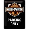 Nostalgic Art Tablica Harley-Davidson Parking Only 30x40 cm